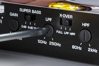 Setting a low-pass filter